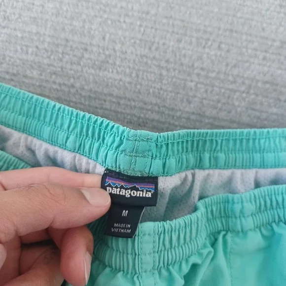 Patagonia Baggies Shorts Mens M Blue 4" Inseam Swim Trunks Lined Trail Gorp - Picture 4 of 10
